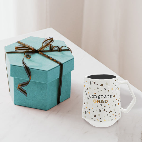 Pavilion Gift Company Congrats Grad 17 Oz Geometric Cup