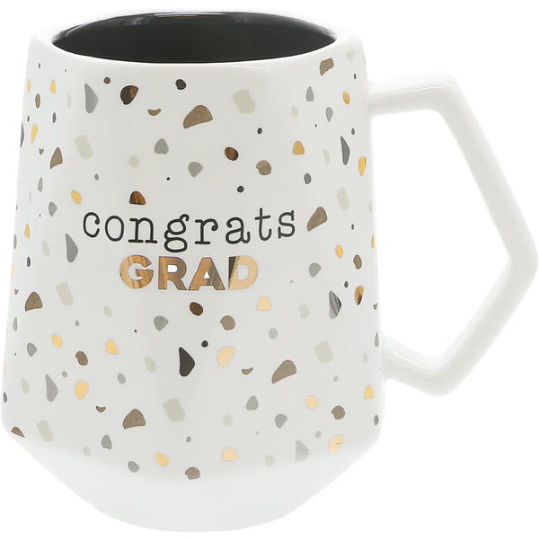 pavilion gift company Congrats Grad 17 oz Geometric Cup