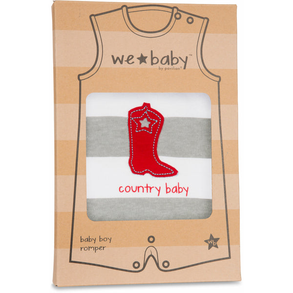Pavilion Gift Company Country Baby 12-24 Month Boy Romper