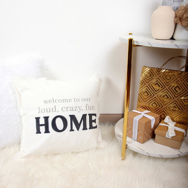 Pavilion Gift Company Crazy Fun Home 18" Throw Pillow Cover