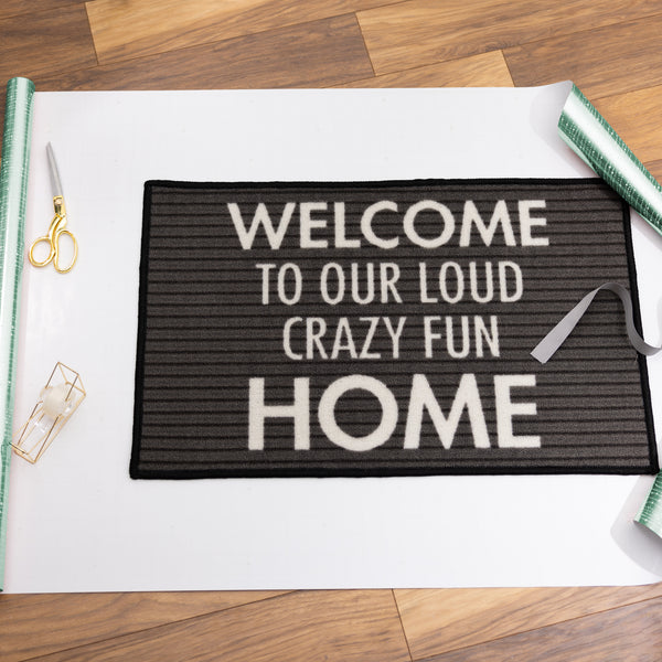 Pavilion Gift Company Crazy Fun Home 27.5" X 17.75" Floor Mat