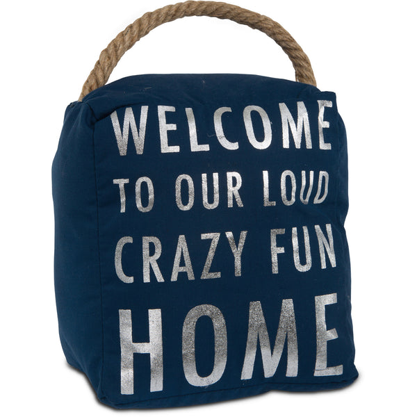 pavilion gift company Crazy Fun Home 5" x 6" Door Stopper