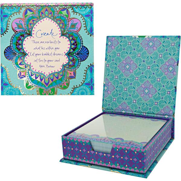 pavilion gift company Create 5.25" x 5.25" x 1.75" Note Box
