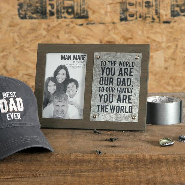 Pavilion Gift Company Dad 7" X 9.5" Frame (Holds 4" X 6" Photo)