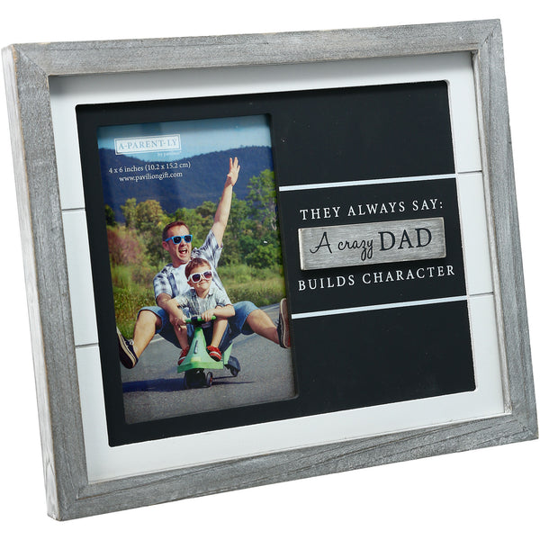 pavilion gift company Dad 9.75" x 8.25" Frame (Holds 4" x 6" Photo)