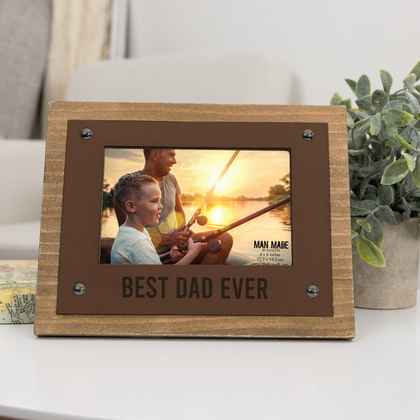 Pavilion Gift Company Dad 9" X 7" Frame (Holds 6" X 4" Photo)