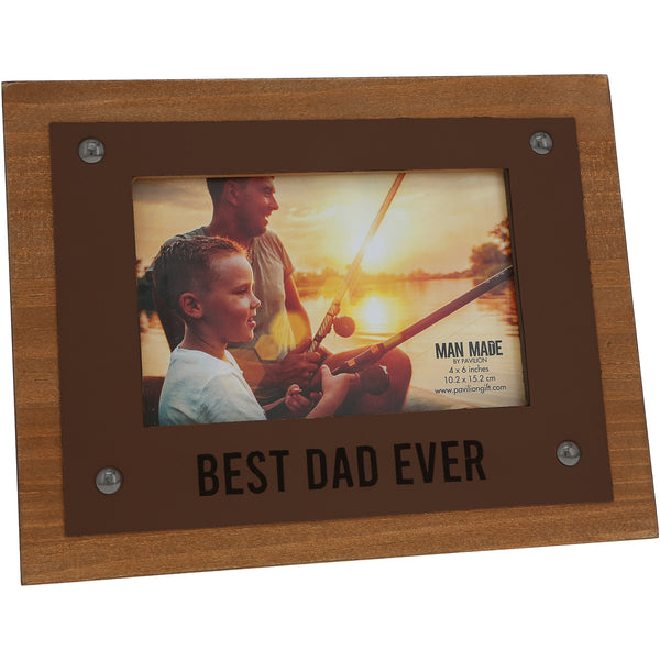 pavilion gift company Dad 9" x 7" Frame (Holds 6" x 4" Photo)