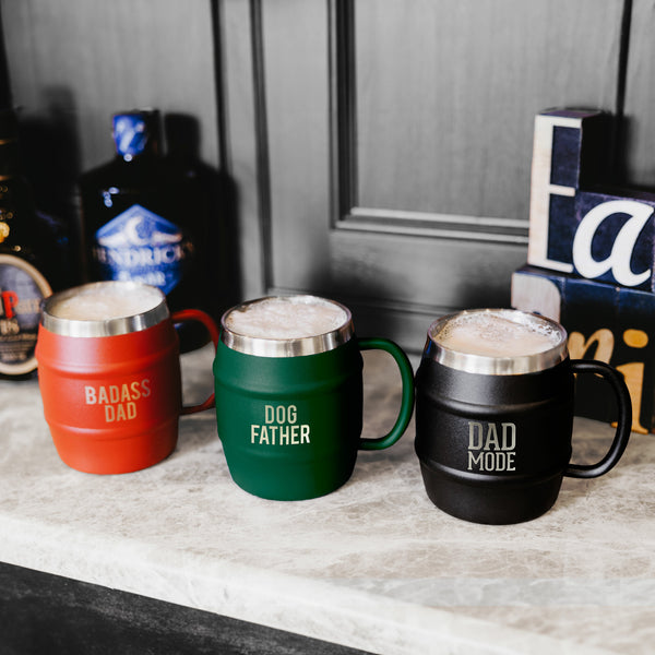 Pavilion Gift Company Dad Mode 15 Oz Stainless Steel Double Wall Stein