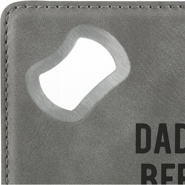 Pavilion Gift Company Dad's Beer 4" X 4" Bottle Opener Coaster