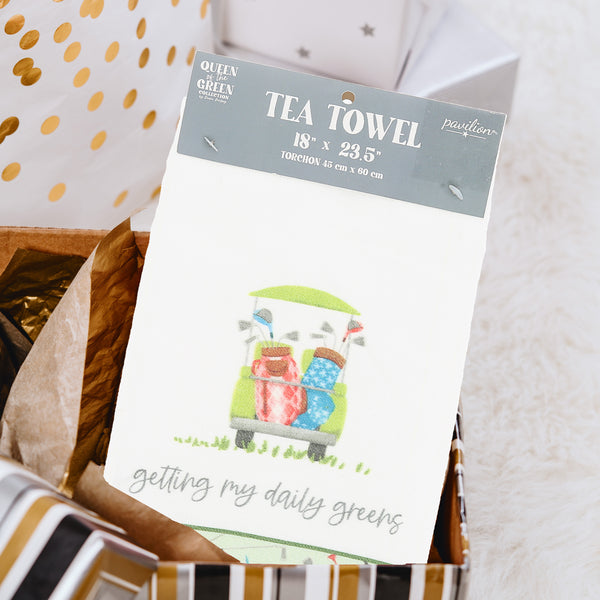 Pavilion Gift Company Daily Greens 100% Cotton Tea Towel