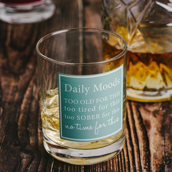 Pavilion Gift Company Daily Moods 11 Oz Rocks Glass