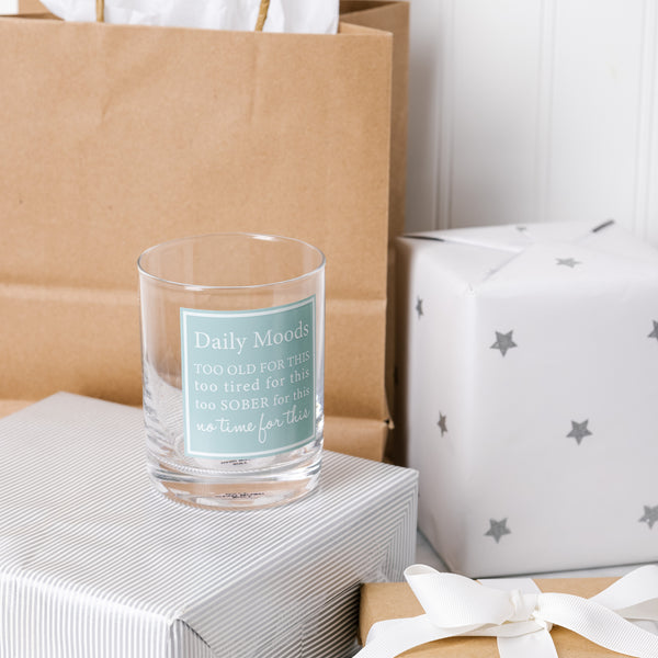 Pavilion Gift Company Daily Moods 11 Oz Rocks Glass