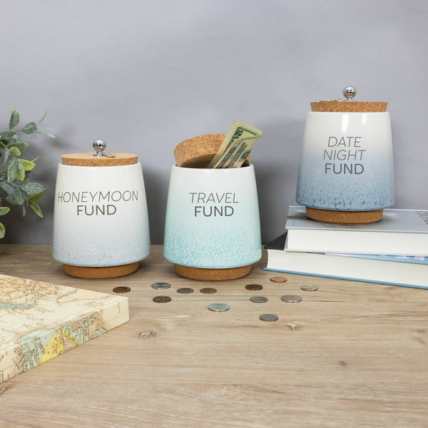 Pavilion Gift Company Date Night 6.5" Ceramic Savings Bank