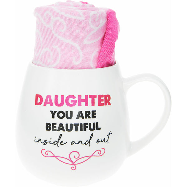 pavilion gift company Daughter 15.5 oz Mug and Sock Set