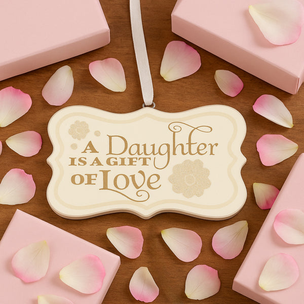 Pavilion Gift Company Daughter 3" X 1.75" Hanging Plaque