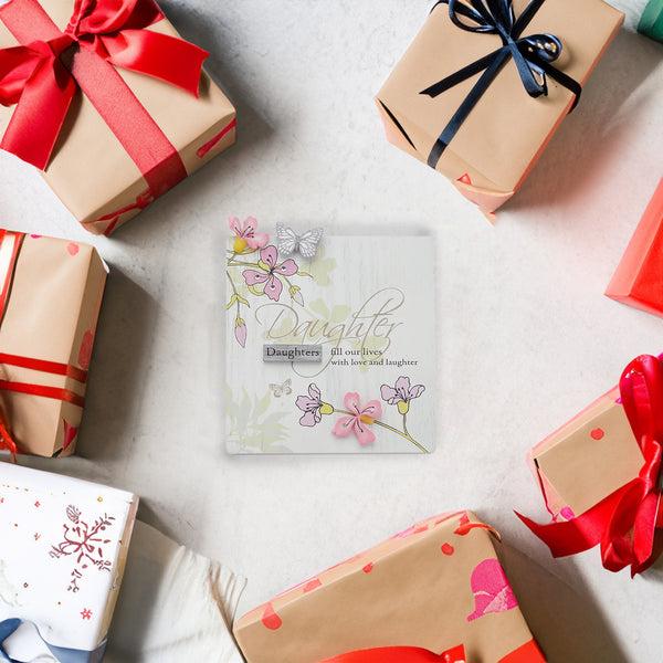 Pavilion Gift Company Daughter 5" X 4.75" Self-Standing Plaque