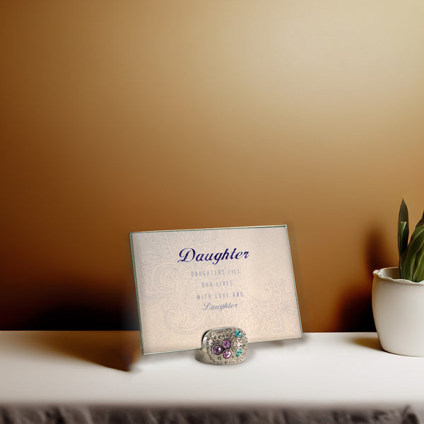 Pavilion Gift Company Daughter 5" X 7" Jeweled Photo Frame