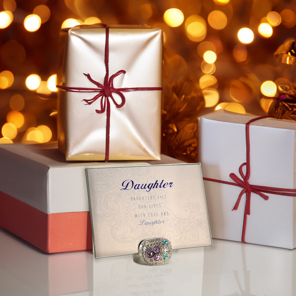 Pavilion Gift Company Daughter 5" X 7" Jeweled Photo Frame