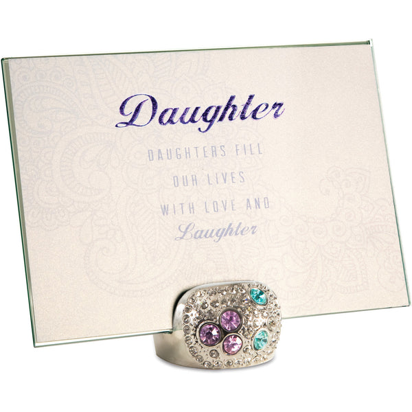 pavilion gift company Daughter 5" x 7" Jeweled Photo Frame