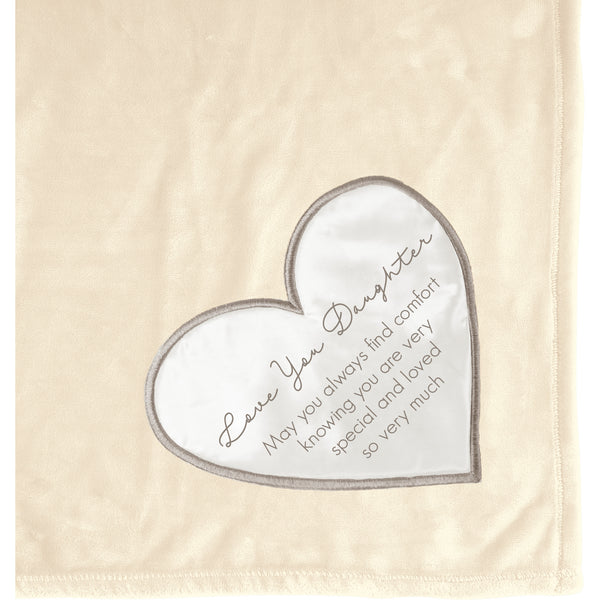 pavilion gift company Daughter 50" x 60" Royal Plush Blanket