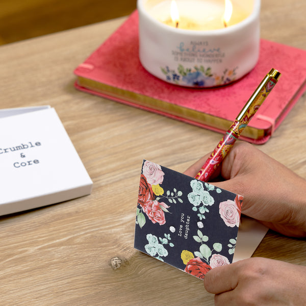 Pavilion Gift Company Daughter 5mm Sterling Silver Cubic Zirconia Stud Earrings