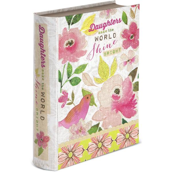 pavilion gift company Daughter 6.5" x 2" x 8.5" Musical Book Box
