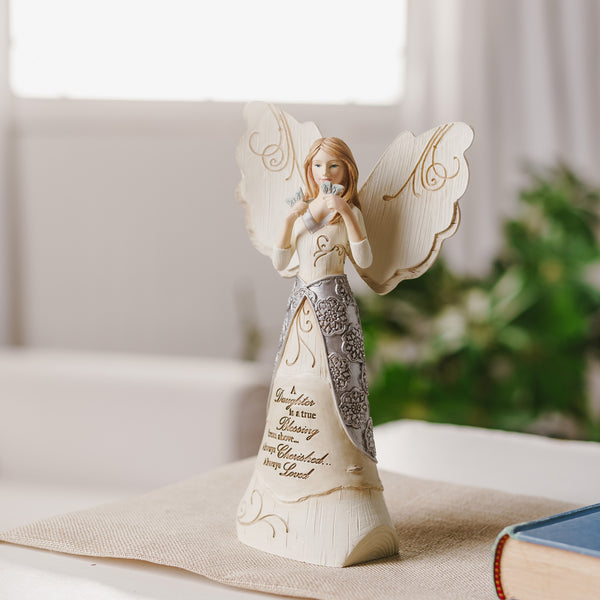 Pavilion Gift Company Daughter 6" Angel Holding Butterflies