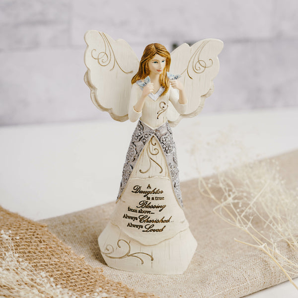 Pavilion Gift Company Daughter 6" Angel Holding Butterflies