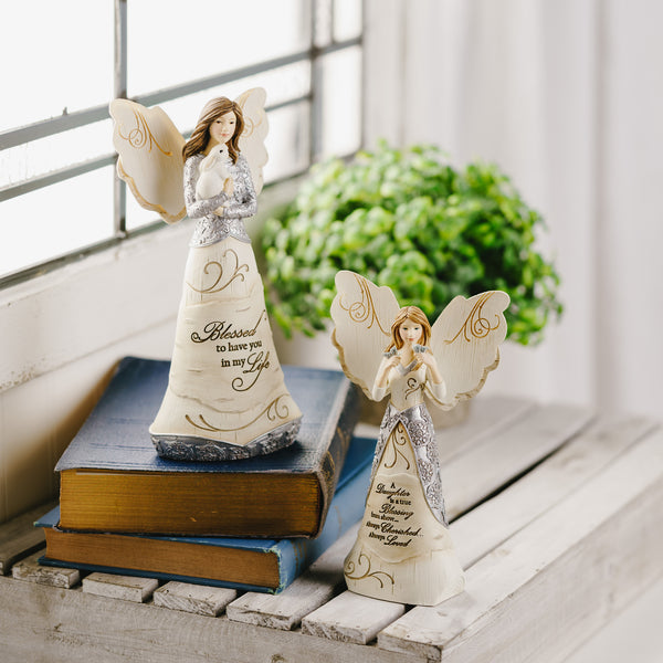 Pavilion Gift Company Daughter 6" Angel Holding Butterflies