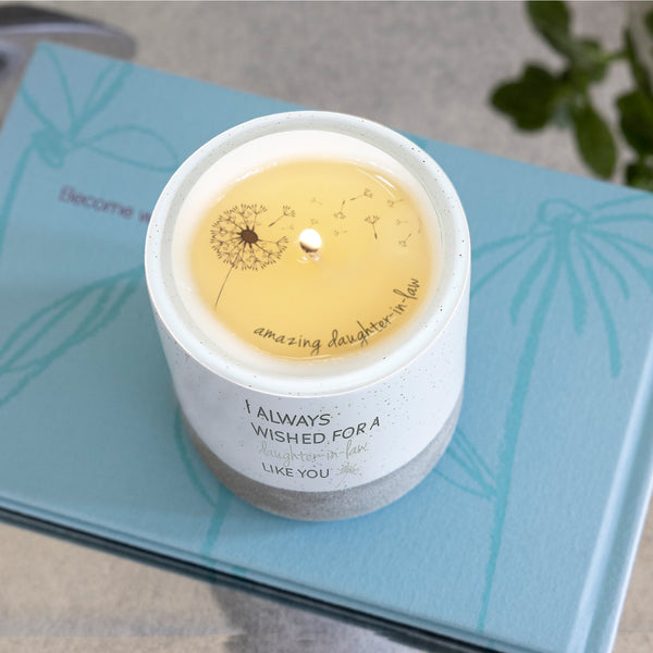 Pavilion Gift Company Daughter-In-Law Like You 10 Oz - 100% Soy Wax Reveal Candle Scent: Tranquility