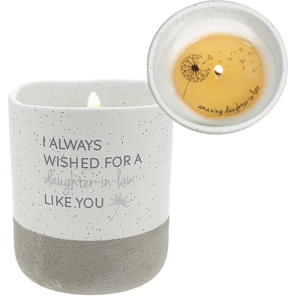 pavilion gift company Daughter-In-Law Like You 10 oz - 100% Soy Wax Reveal Candle Scent: Tranquility
