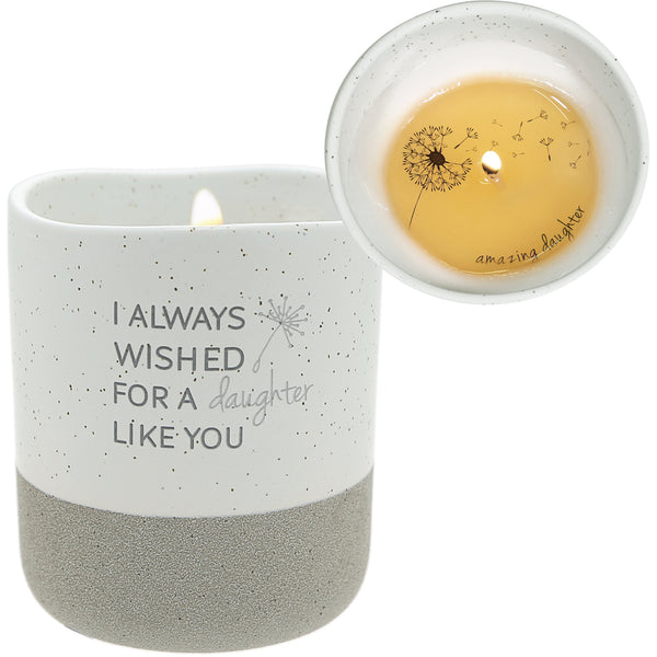pavilion gift company Daughter Like You 10 oz - 100% Soy Wax Reveal Candle Scent: Tranquility