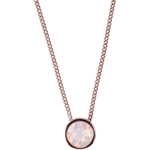 Pavilion Gift Company Daughter Rose Water Opal 16"-17.5" Rose Gold Necklace