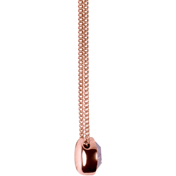 Pavilion Gift Company Daughter Rose Water Opal 16"-17.5" Rose Gold Necklace