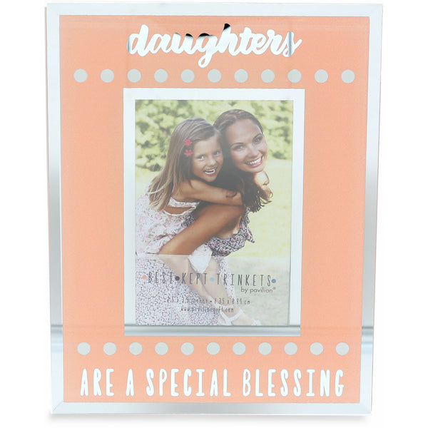 pavilion gift company Daughters 4.75" X 6" Frame (Holds 2.5" X 3.5" Photo)