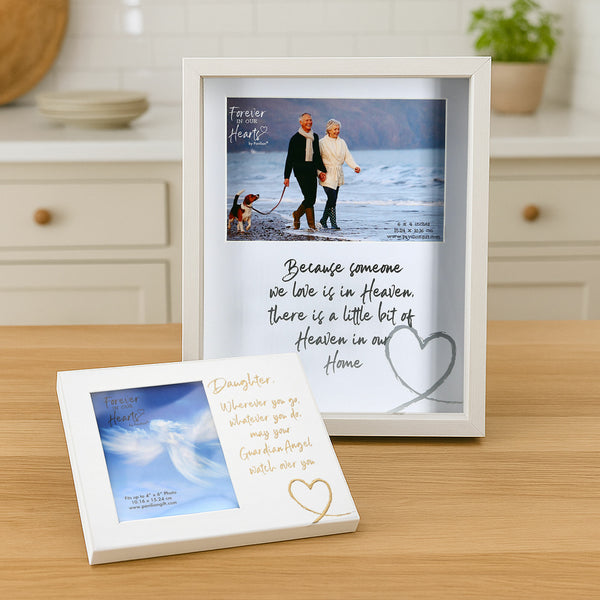 Pavilion Gift Company Daugther Guardian Angel Visor Memorial Photo Frame (Holds 4" X 6" Photo)