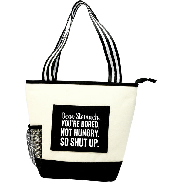pavilion gift company Dear Stomach Insulated Canvas Lunch Tote