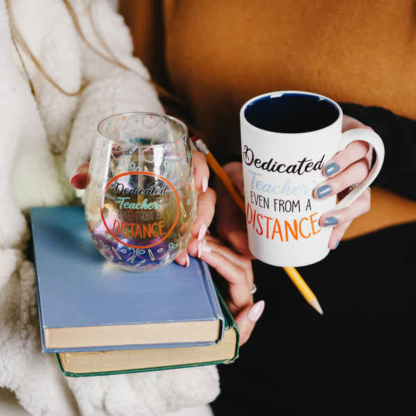 Pavilion Gift Company Dedicated Teacher 15 Oz Latte Cup