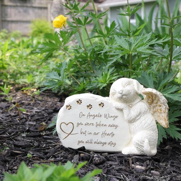 Pavilion Gift Company Dog Angel 7.5" X 5" Pet Memorial Stone