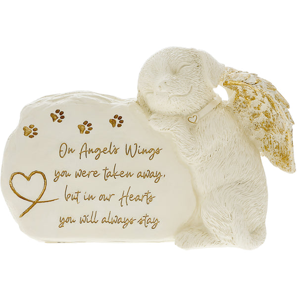 pavilion gift company Dog Angel 7.5" x 5" Pet Memorial Stone