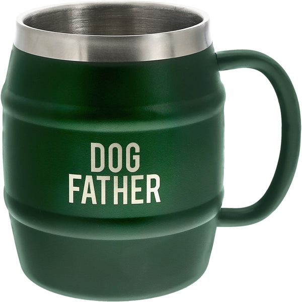 pavilion gift company Dog Father 15 oz Stainless Steel Double Wall Stein