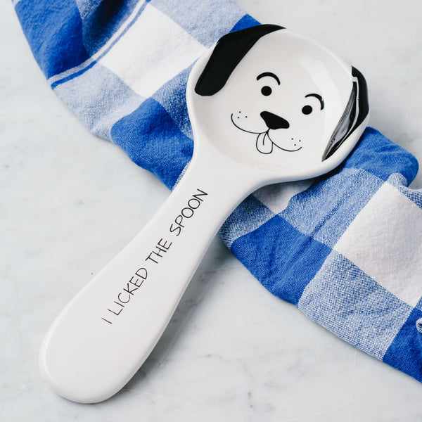 Pavilion Gift Company Dog Licked The Spoon 10" Spoon Rest