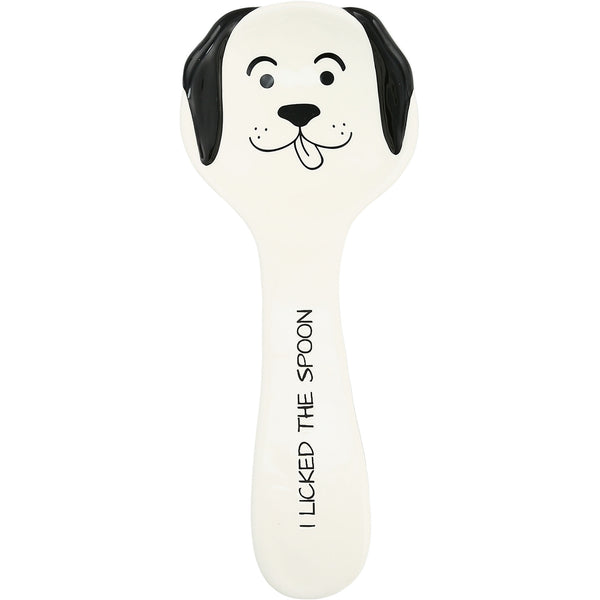 pavilion gift company Dog Licked the Spoon 10" Spoon Rest