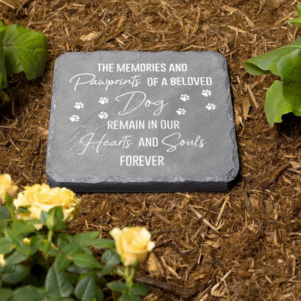 Pavilion Gift Company Dog Memorial 7.75" X 7.75" Garden Stone
