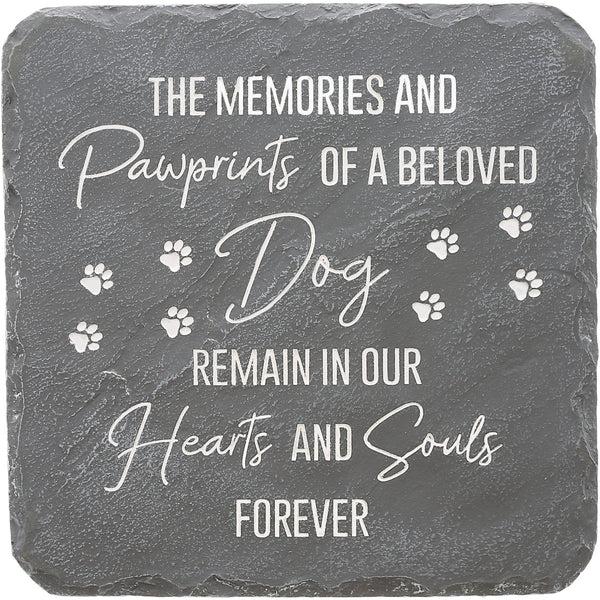 pavilion gift company Dog Memorial 7.75" x 7.75" Garden Stone