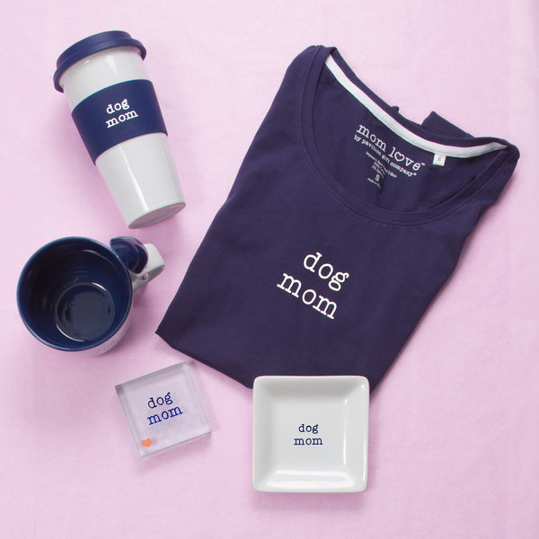 Pavilion Gift Company Dog Mom Medium Navy Blue T-Shirt