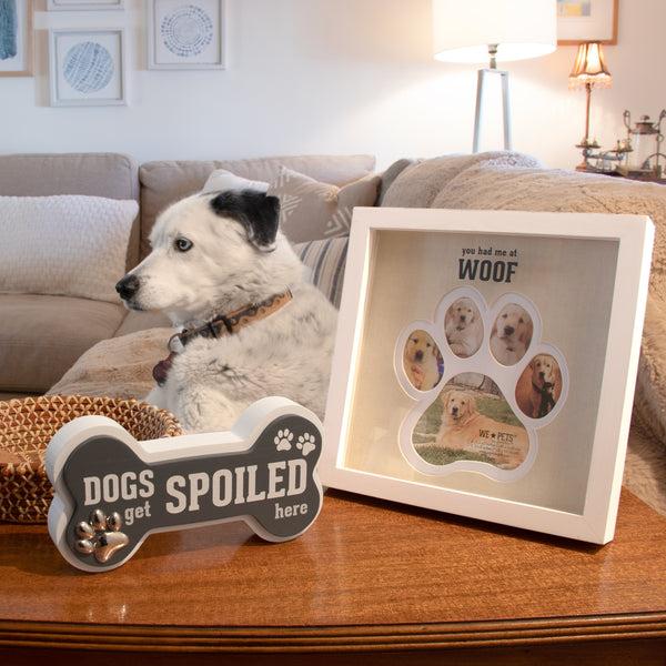 Pavilion Gift Company Dogs 4" MDF Self-Standing Plaque