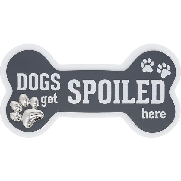 pavilion gift company Dogs 4" MDF Self-Standing Plaque
