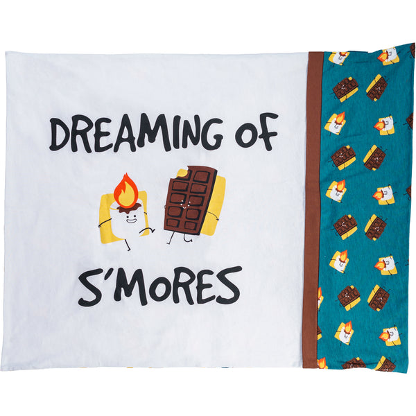 pavilion gift company Dreaming of S'mores 20" x 26" Pillowcase