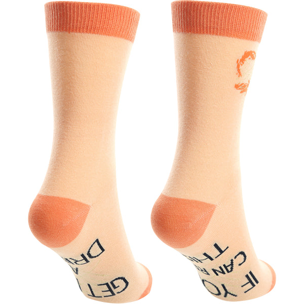 Pavilion Gift Company Drinky Ladies Cotton Blend Sock